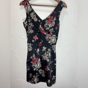 Vintage MGR Floral Mini Cocktail Dress SZ 2